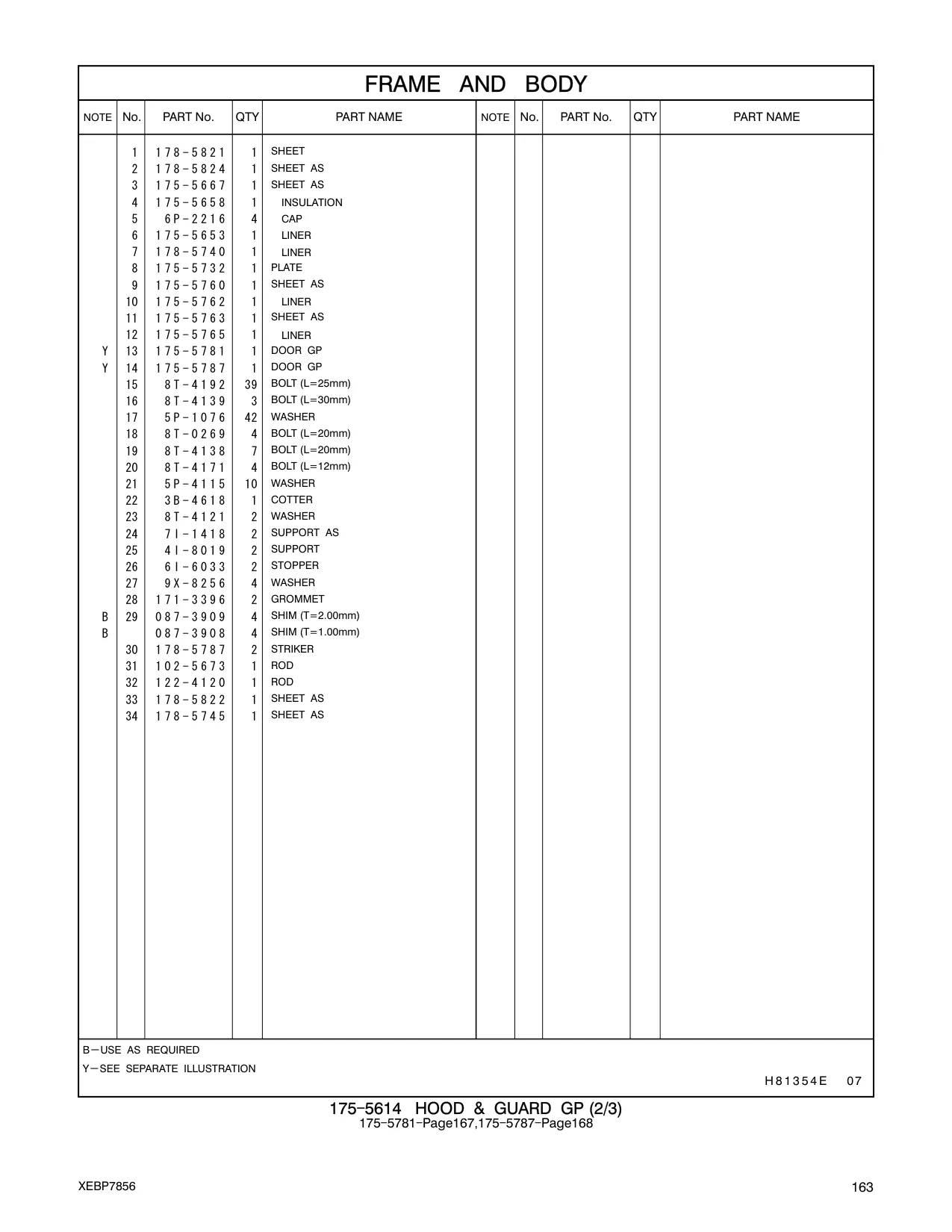 178-5821 - SHEET