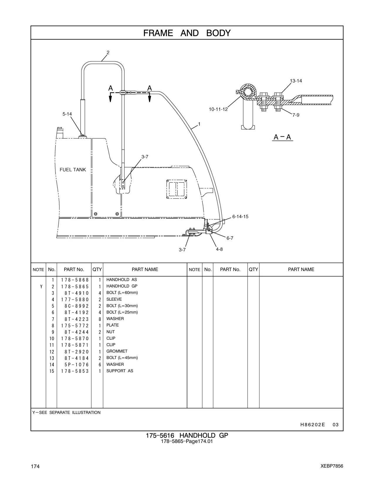 178-5868 - HANDHOLD AS