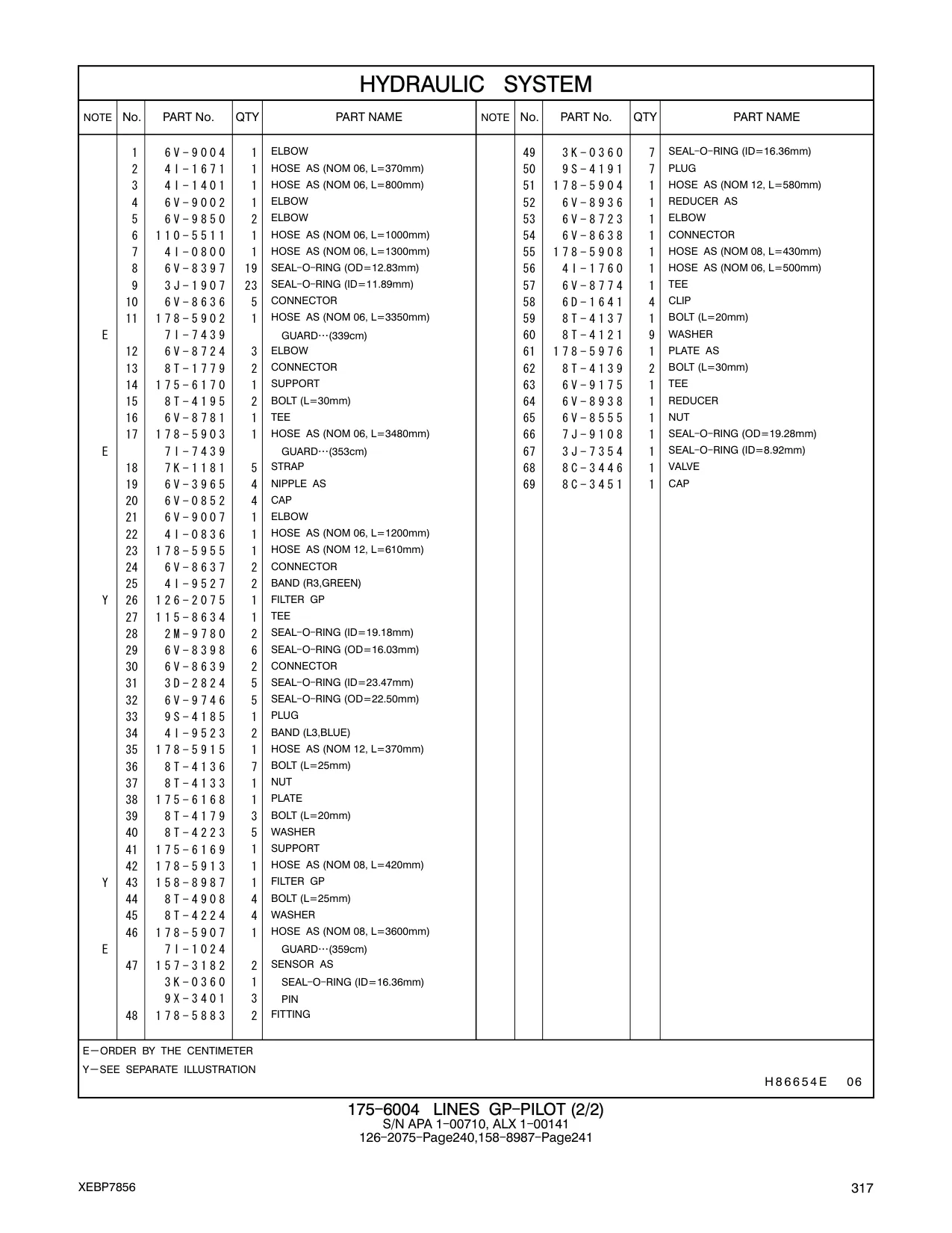 178-5955 - HOSE AS (NOM 12, L=610mm)
