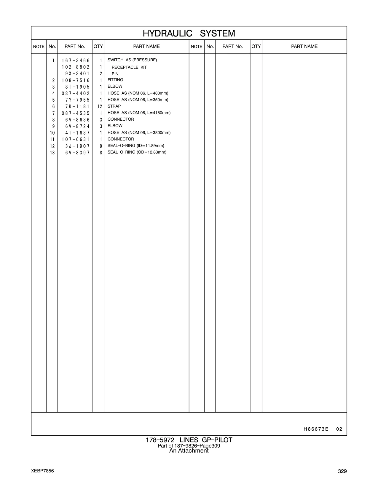 4I-1637 - HOSE AS (NOM 06, L=3800mm)