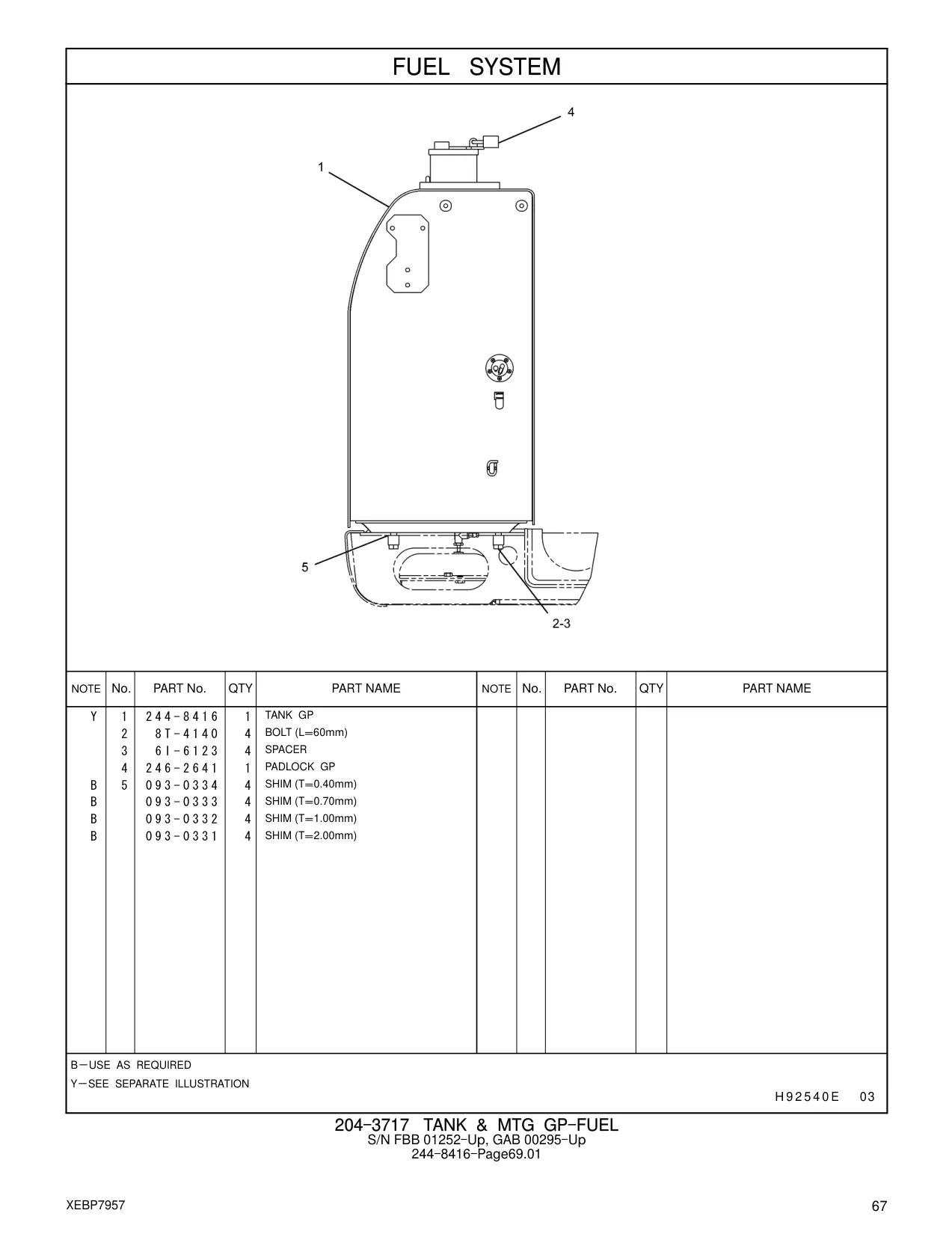244-8416 - TANK GP
