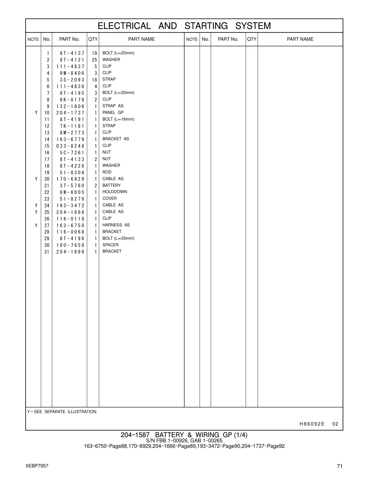 204-1699 - BRACKET