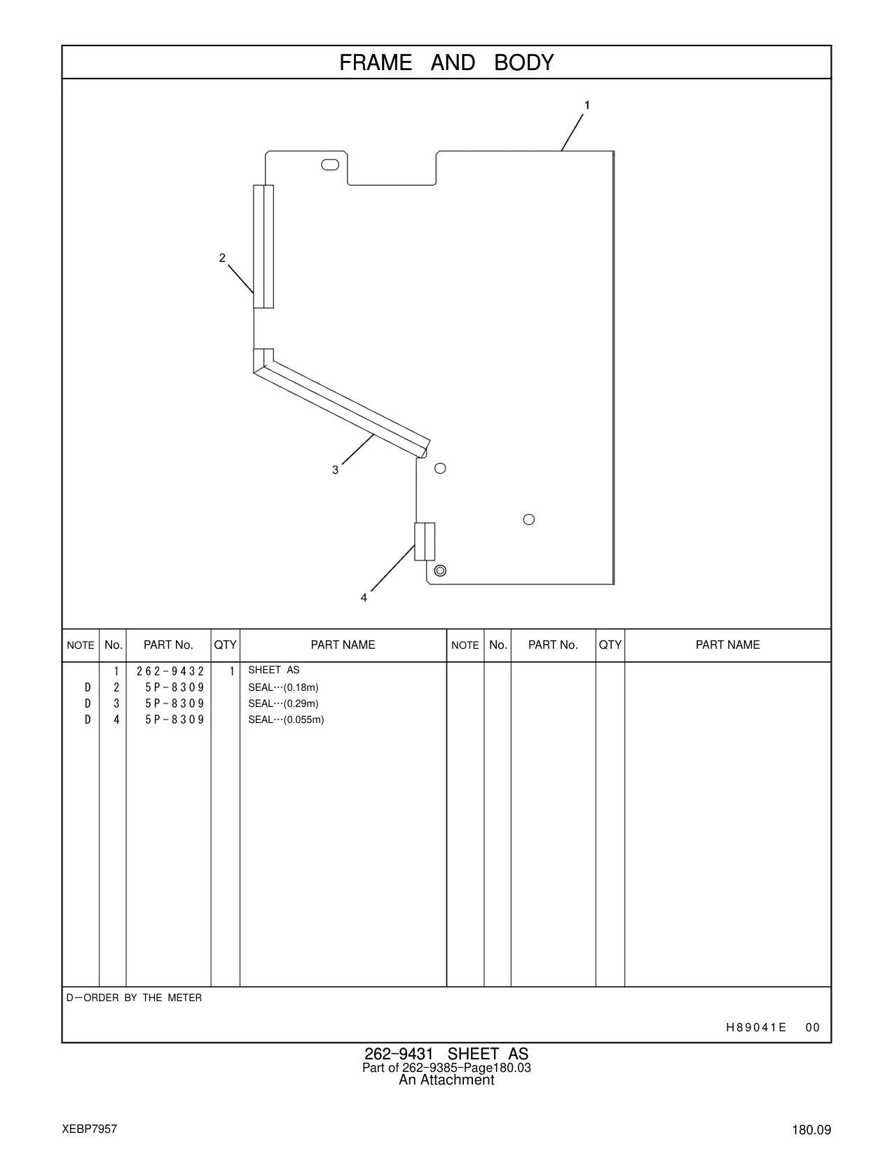 262-9432 - SHEET AS