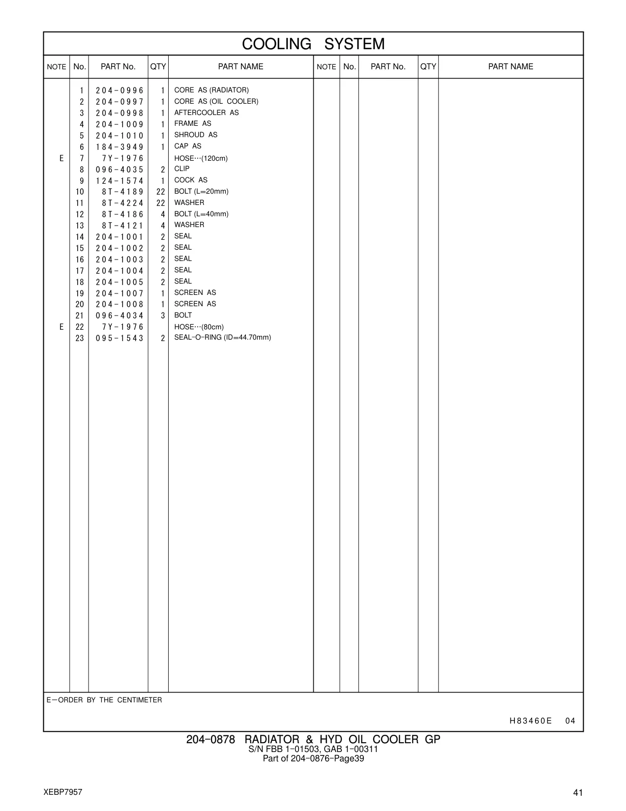 204-1009 - FRAME AS