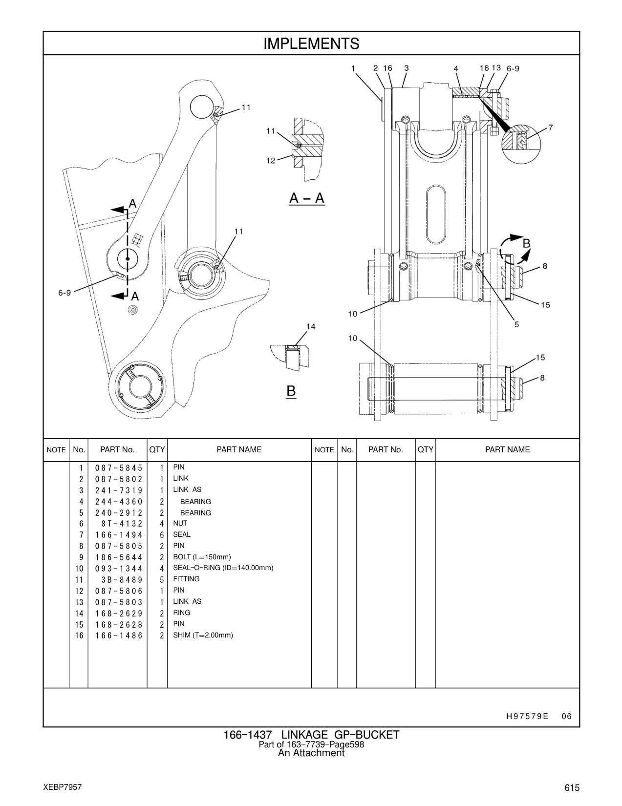 244-4360 - BEARING