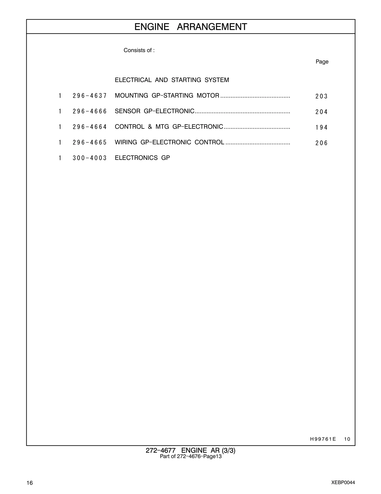 300-4003 - ELECTRONICS GP