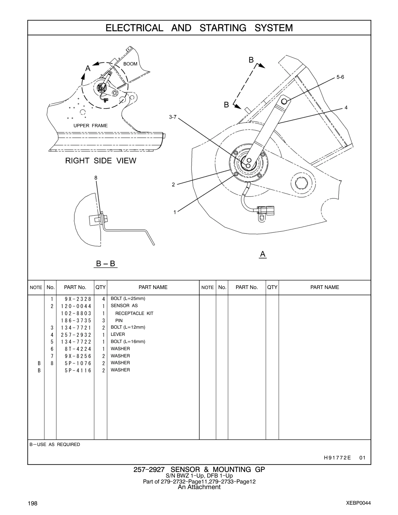 134-7721 - BOLT (L=12mm)