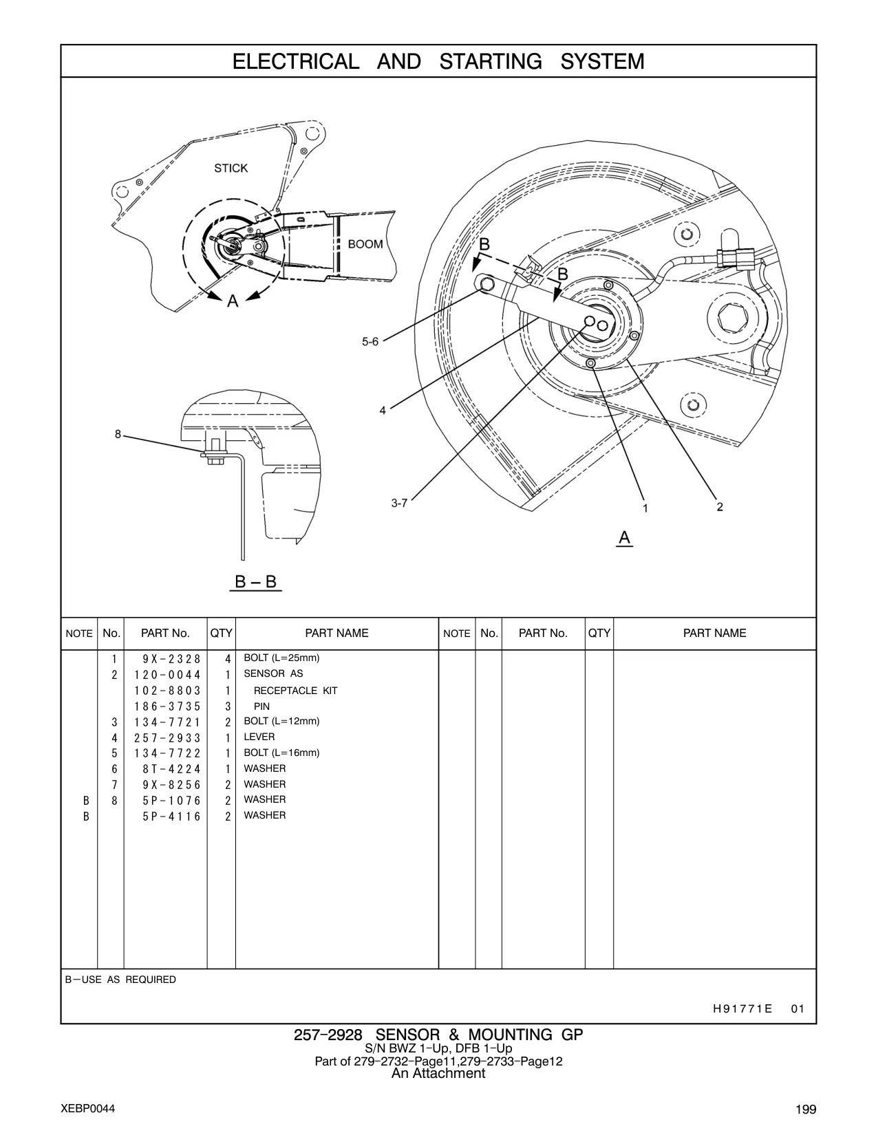 257-2933 - LEVER