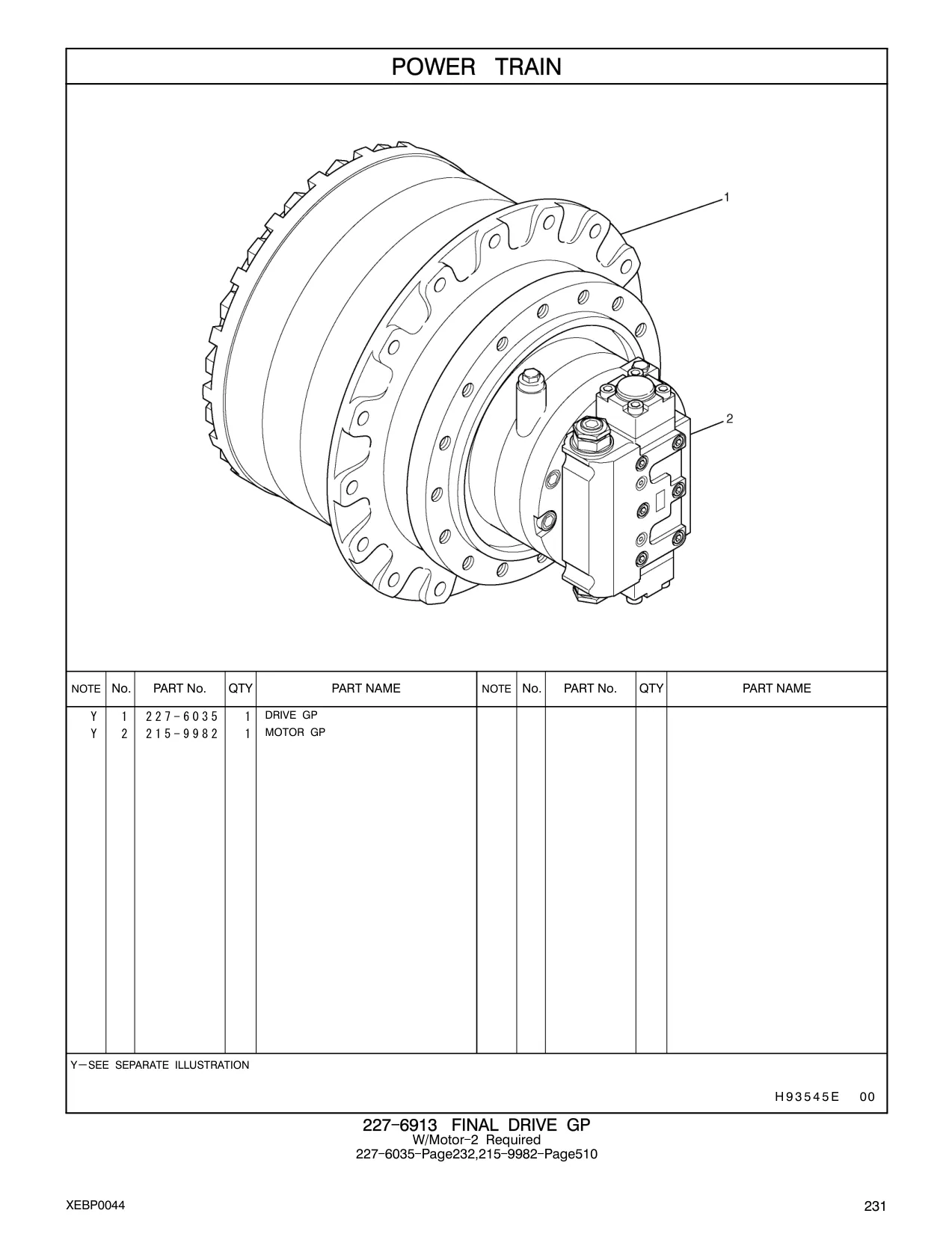 215-9982 - MOTOR GP