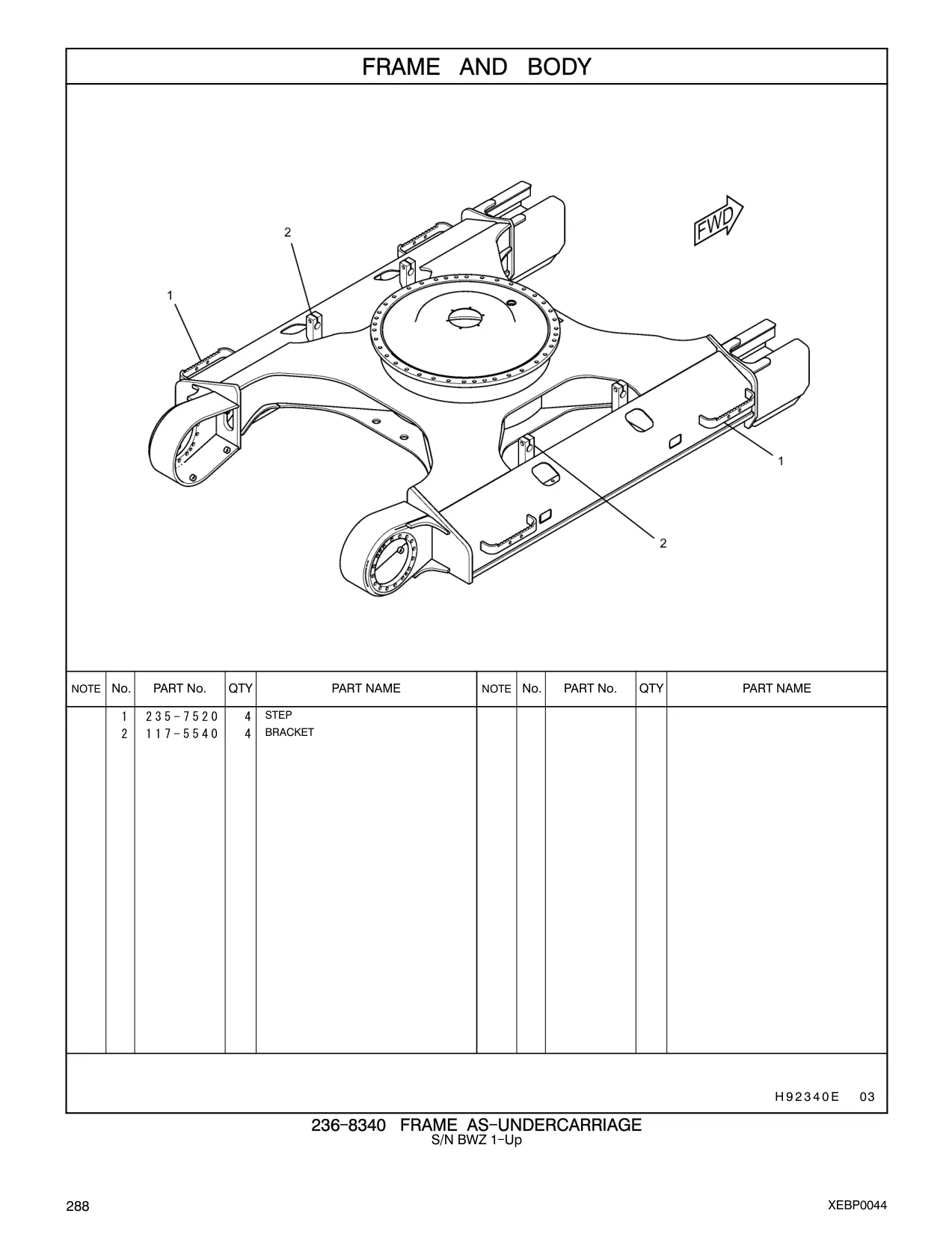117-5540 - BRACKET
