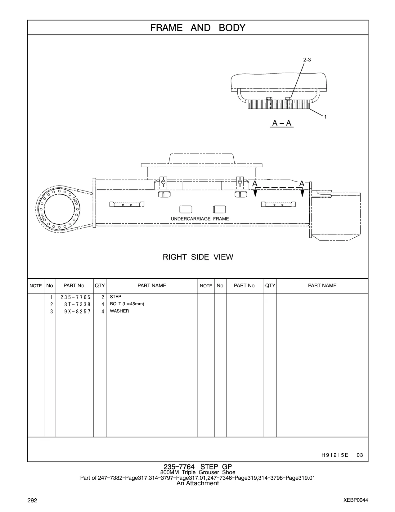 8T-7338 - BOLT (L=45mm)
