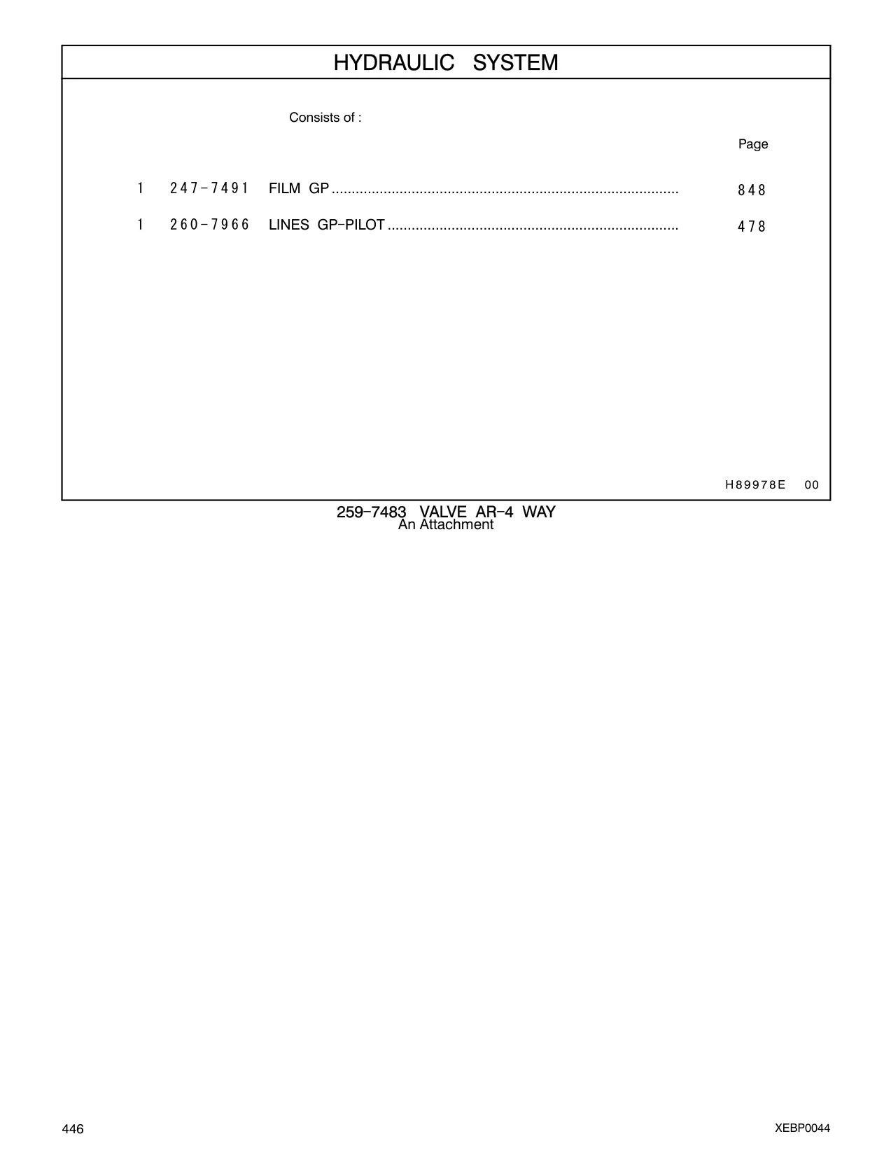 260-7966 - LINES GP - PILOT .........................................................................