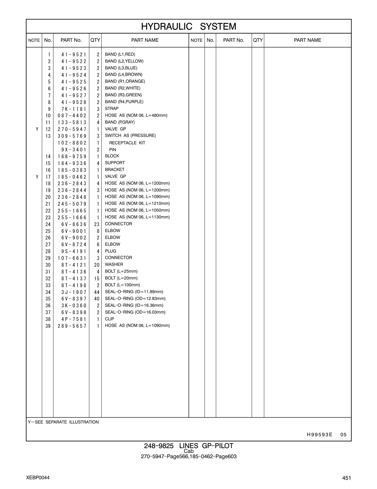 087-4402 - HOSE AS (NOM 06, L=480mm)