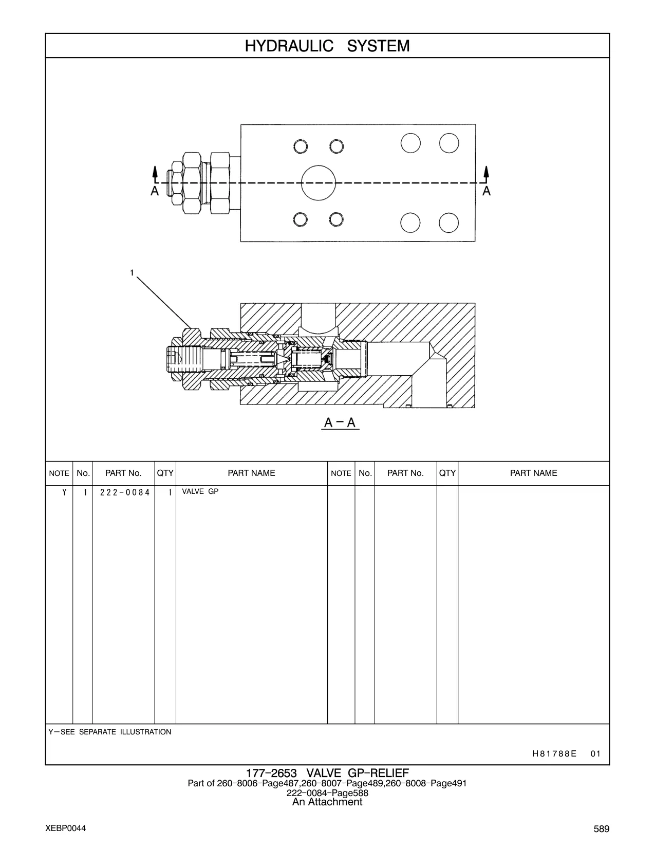 222-0084 - VALVE GP