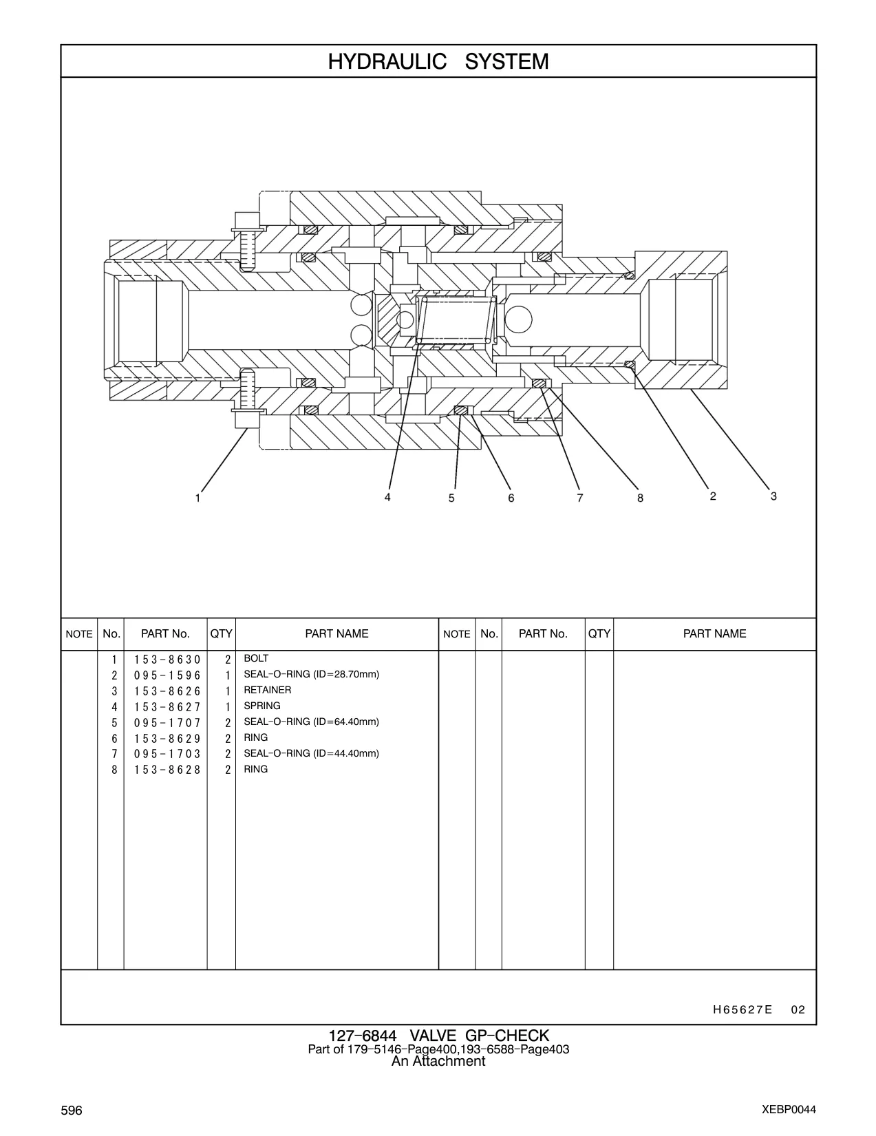 153-8630 - BOLT