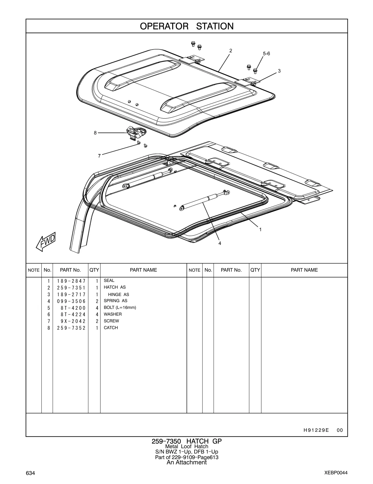 189-2717 - HINGE AS