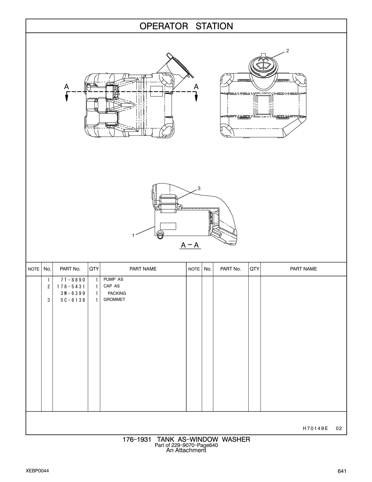 3W-6399 - PACKING