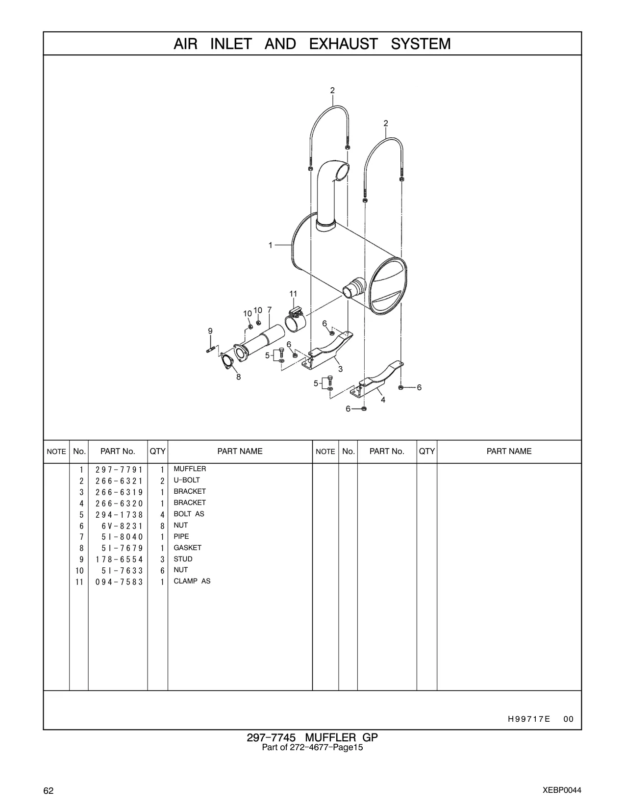 266-6321 - U - BOLT