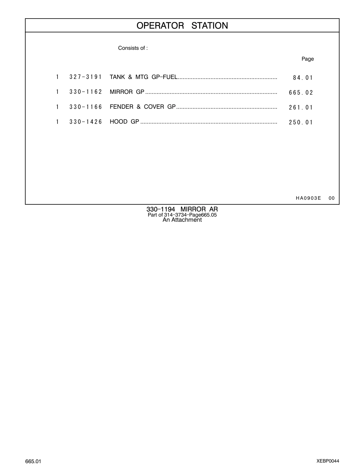 327-3191 - TANK & MTG GP - FUEL.............................................................