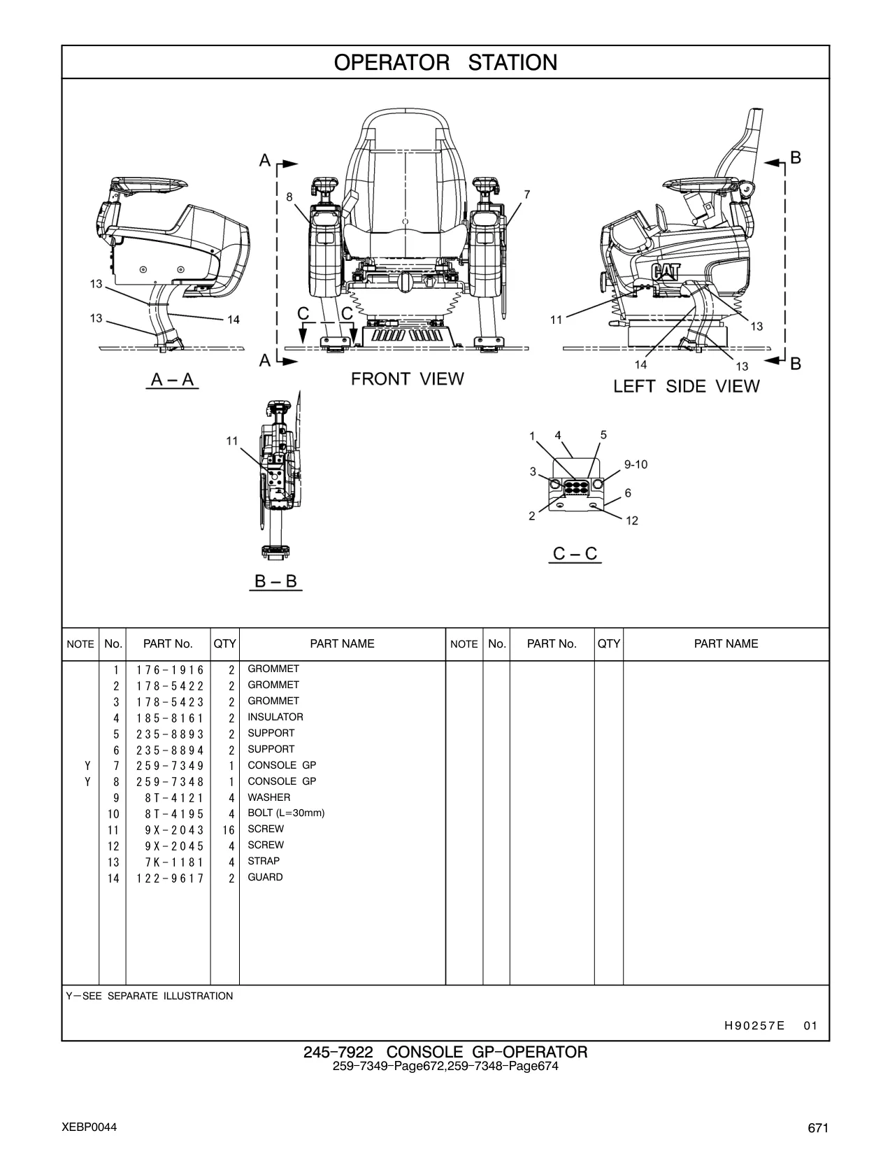 259-7348 - CONSOLE GP