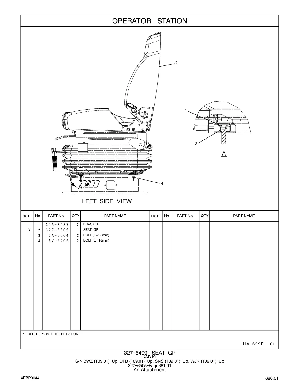 316-8987 - BRACKET