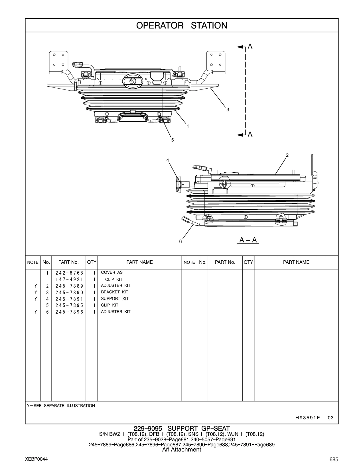 147-4921 - CLIP KIT