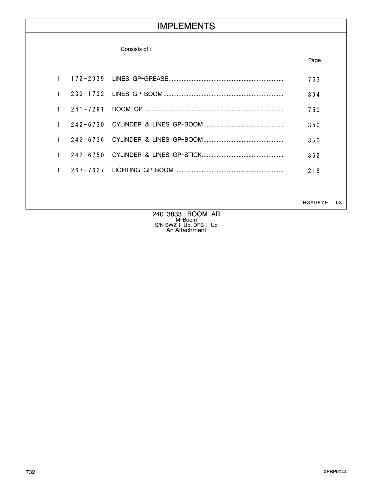 172-2939 - LINES GP - GREASE.....................................................................