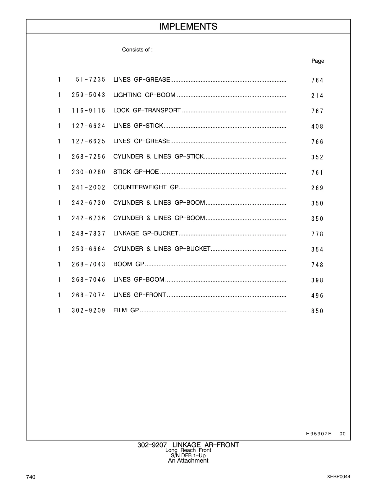 241-2002 - COUNTERWEIGHT GP................................................................