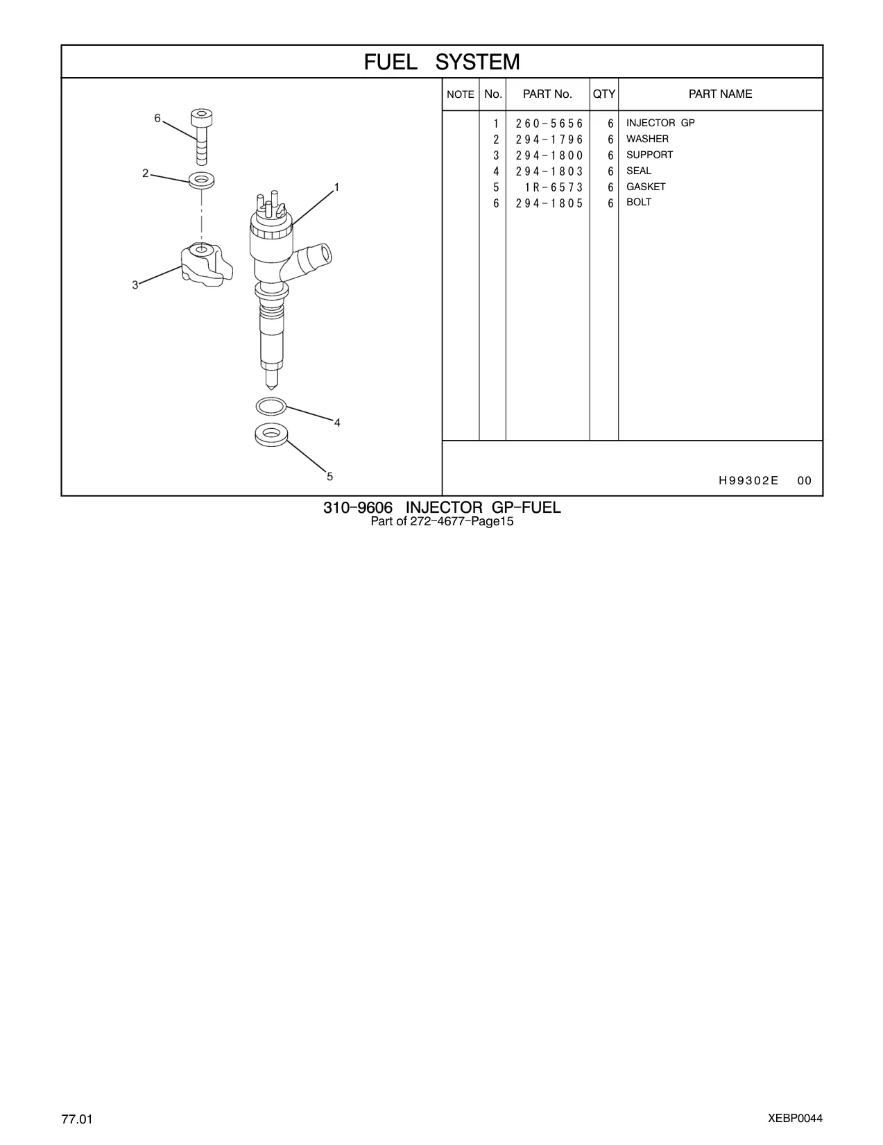 260-5656 - INJECTOR GP