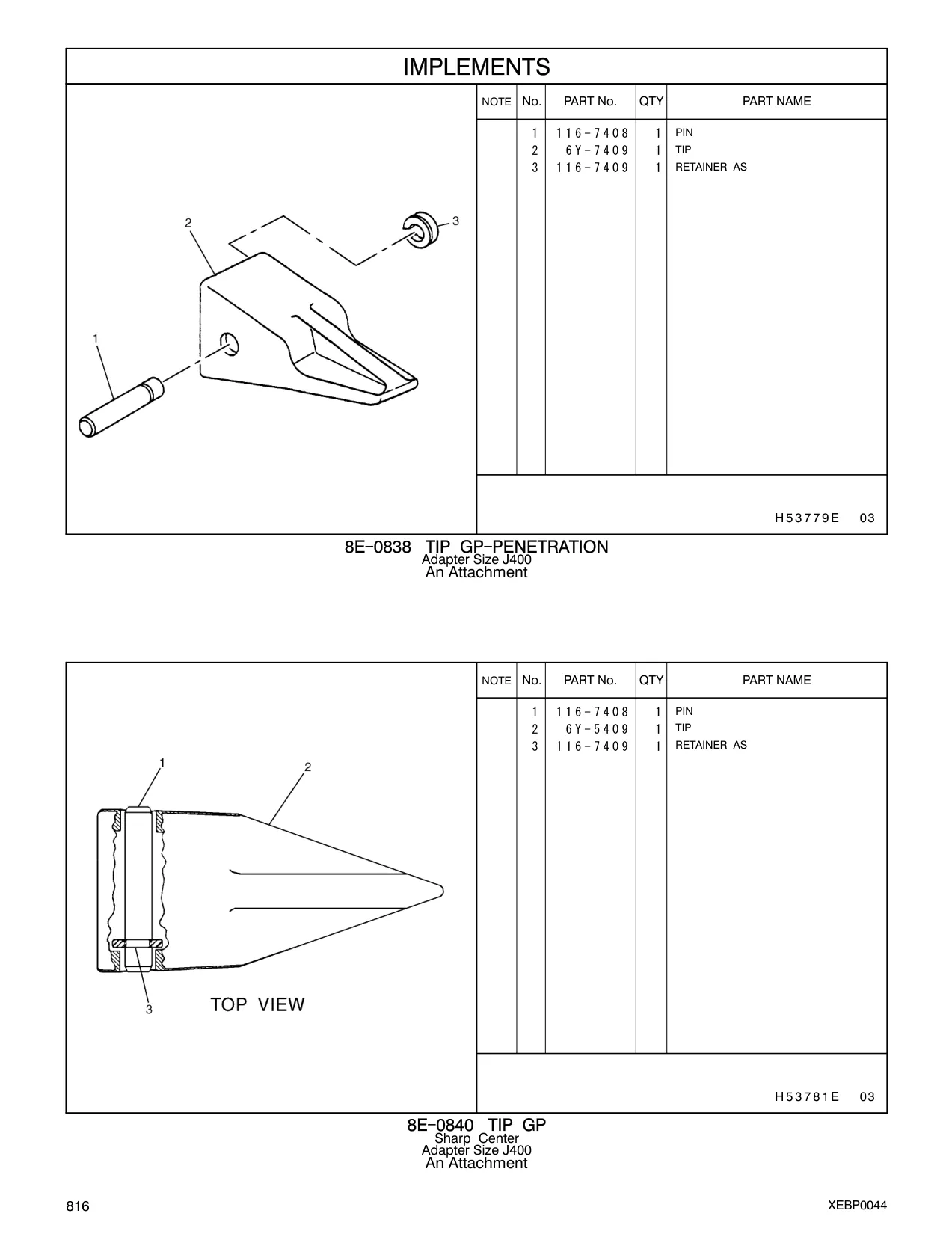6Y-7409 - TIP