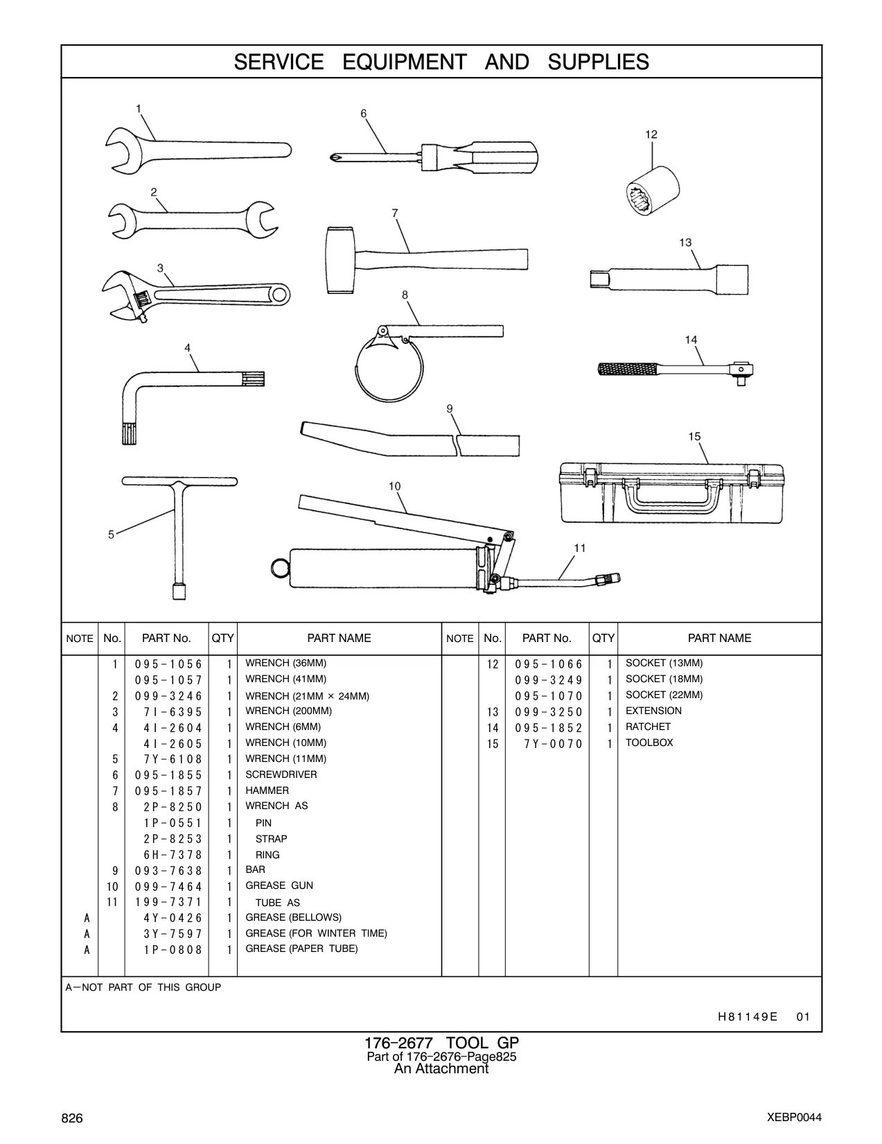 2P-8250 - WRENCH AS
