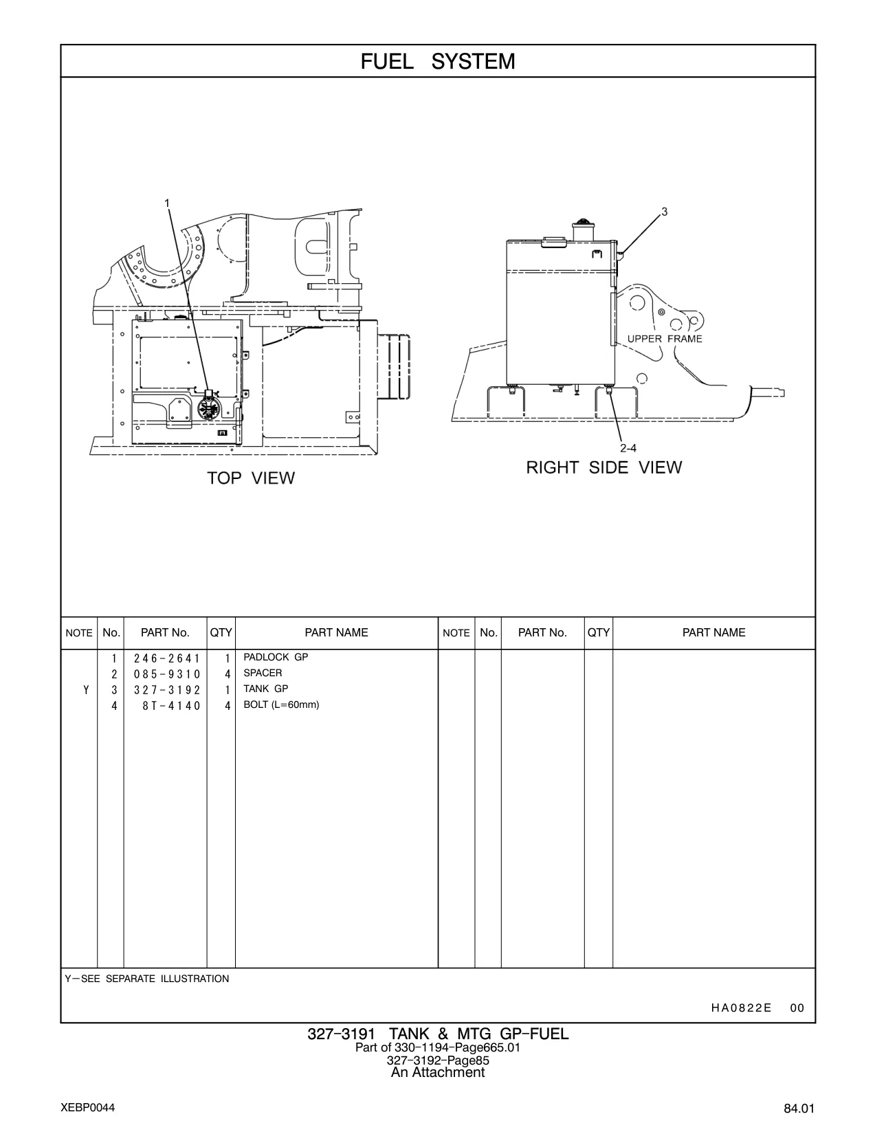 327-3192 - TANK GP