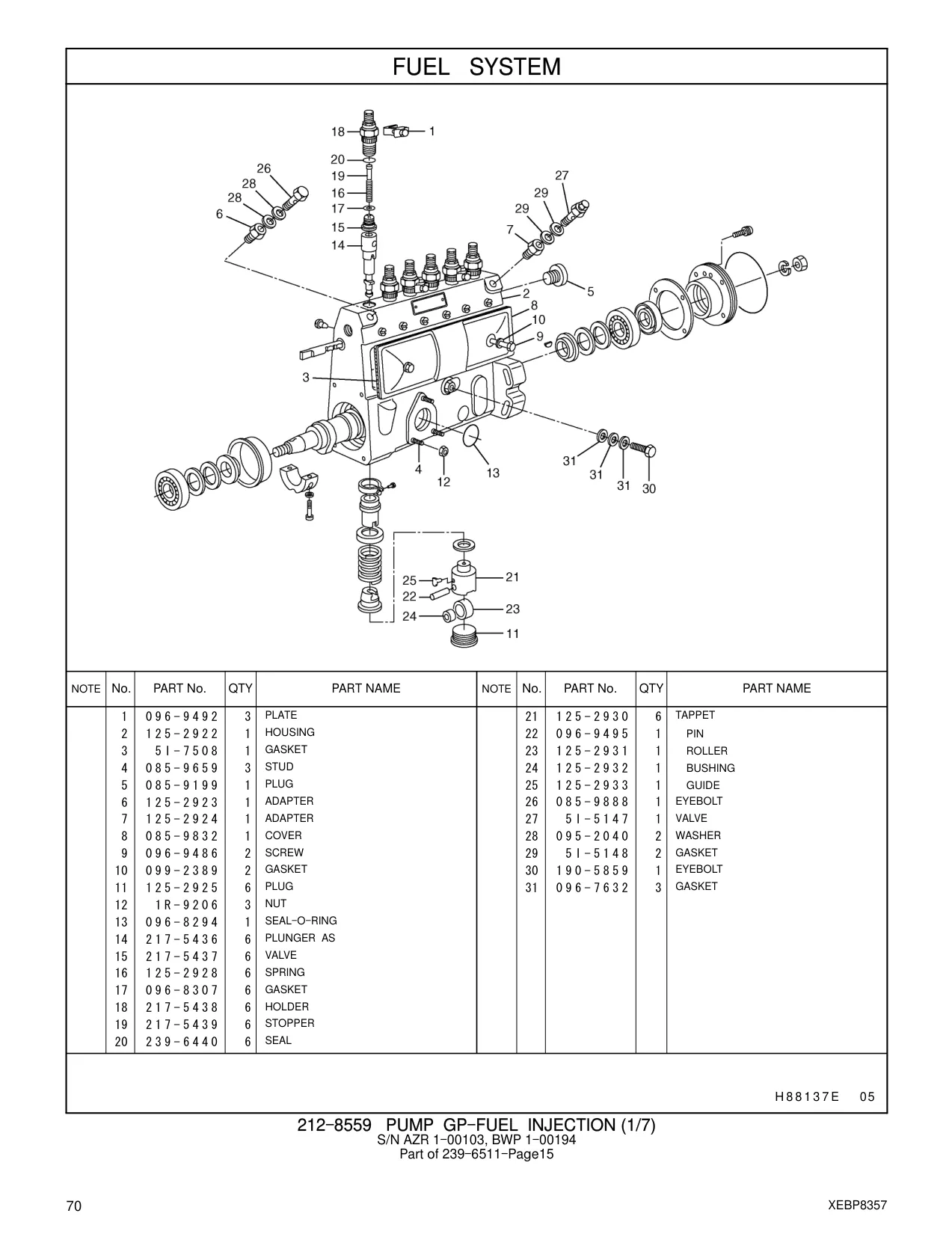 1R-9206 - NUT