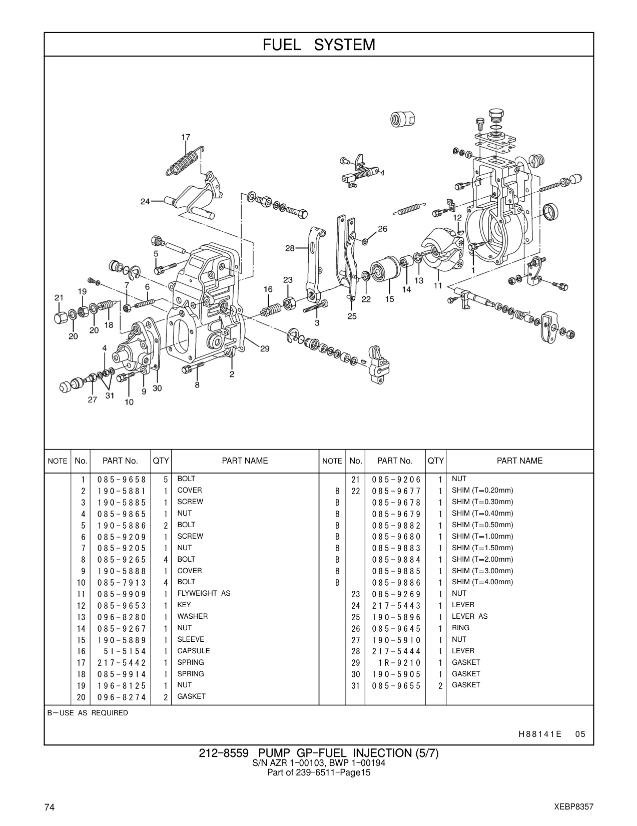085-9653 - KEY