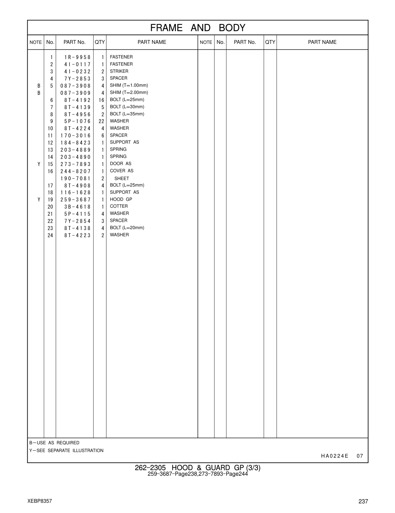 273-7893 - DOOR AS