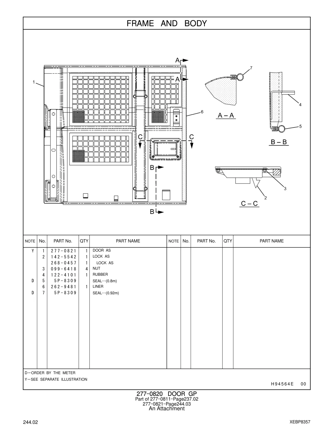 277-0821 - DOOR AS