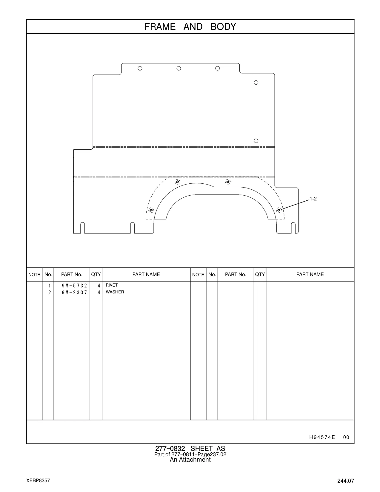 9M-2307 - WASHER