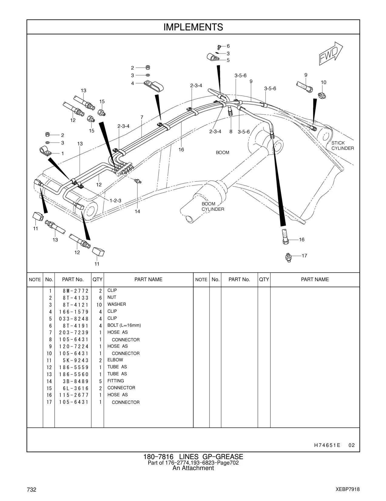 105-6431 CONNECTOR CAT parts manual diagram