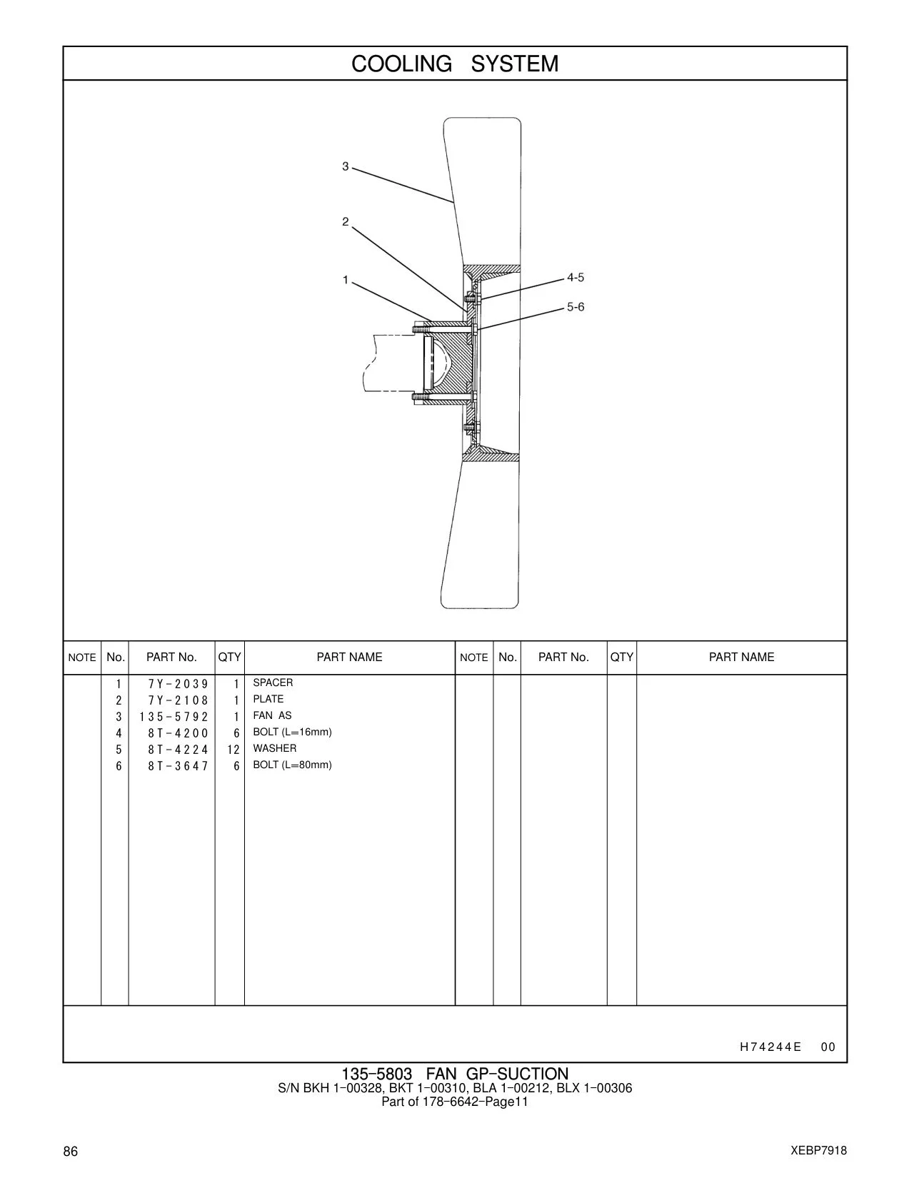 135-5792 - FAN AS