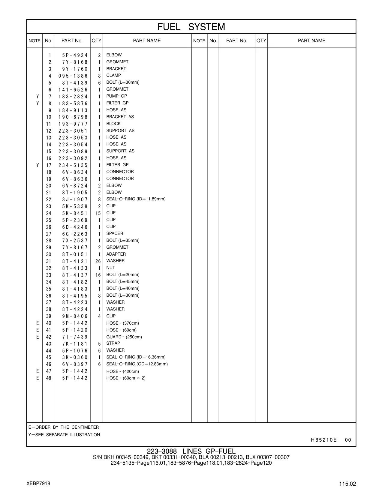 183-5876 - FILTER GP