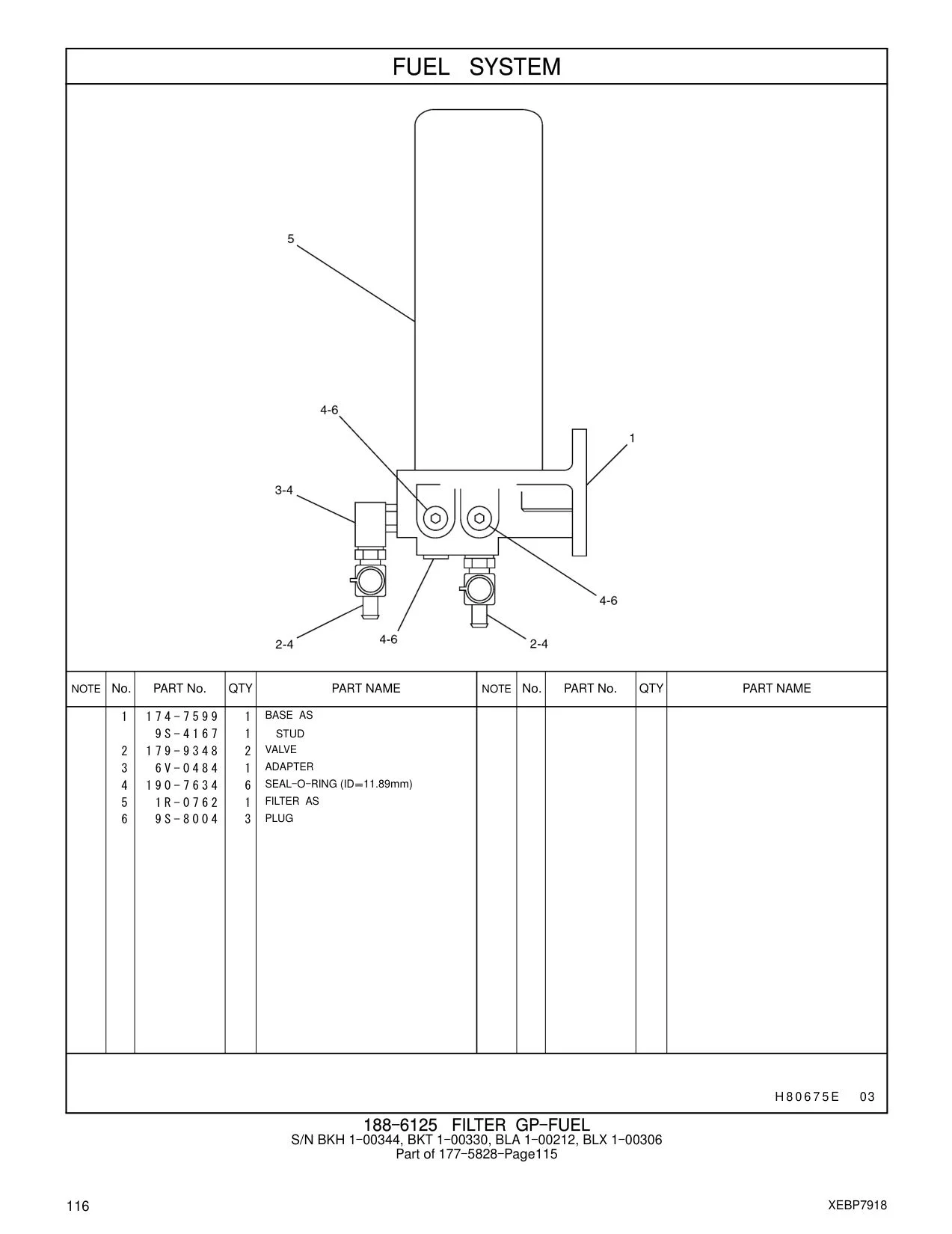 179-9348 VALVE CAT parts manual diagram