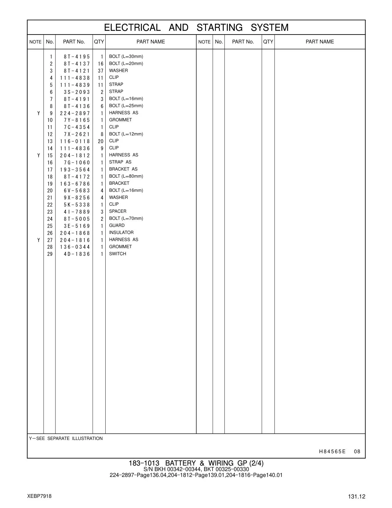 224-2897 - HARNESS AS