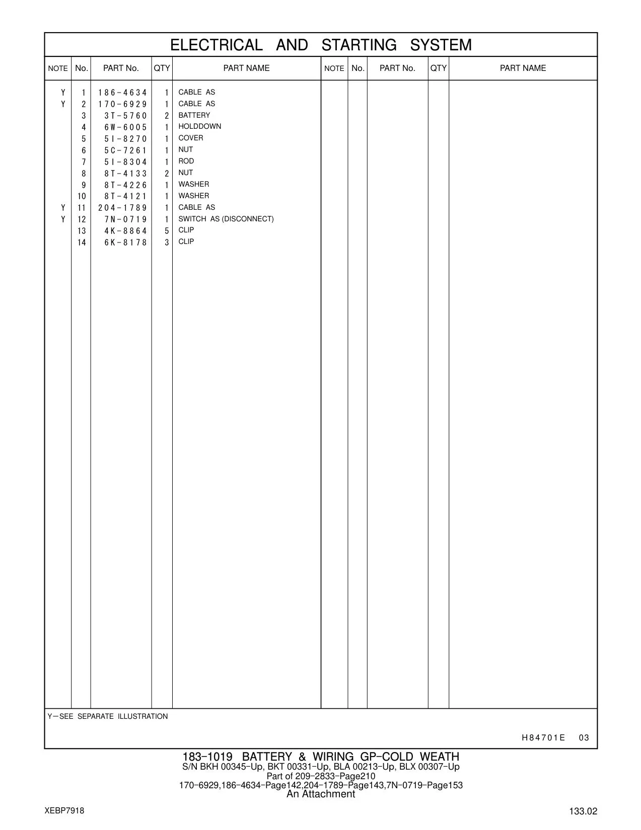 7N-0719 - SWITCH AS (DISCONNECT)