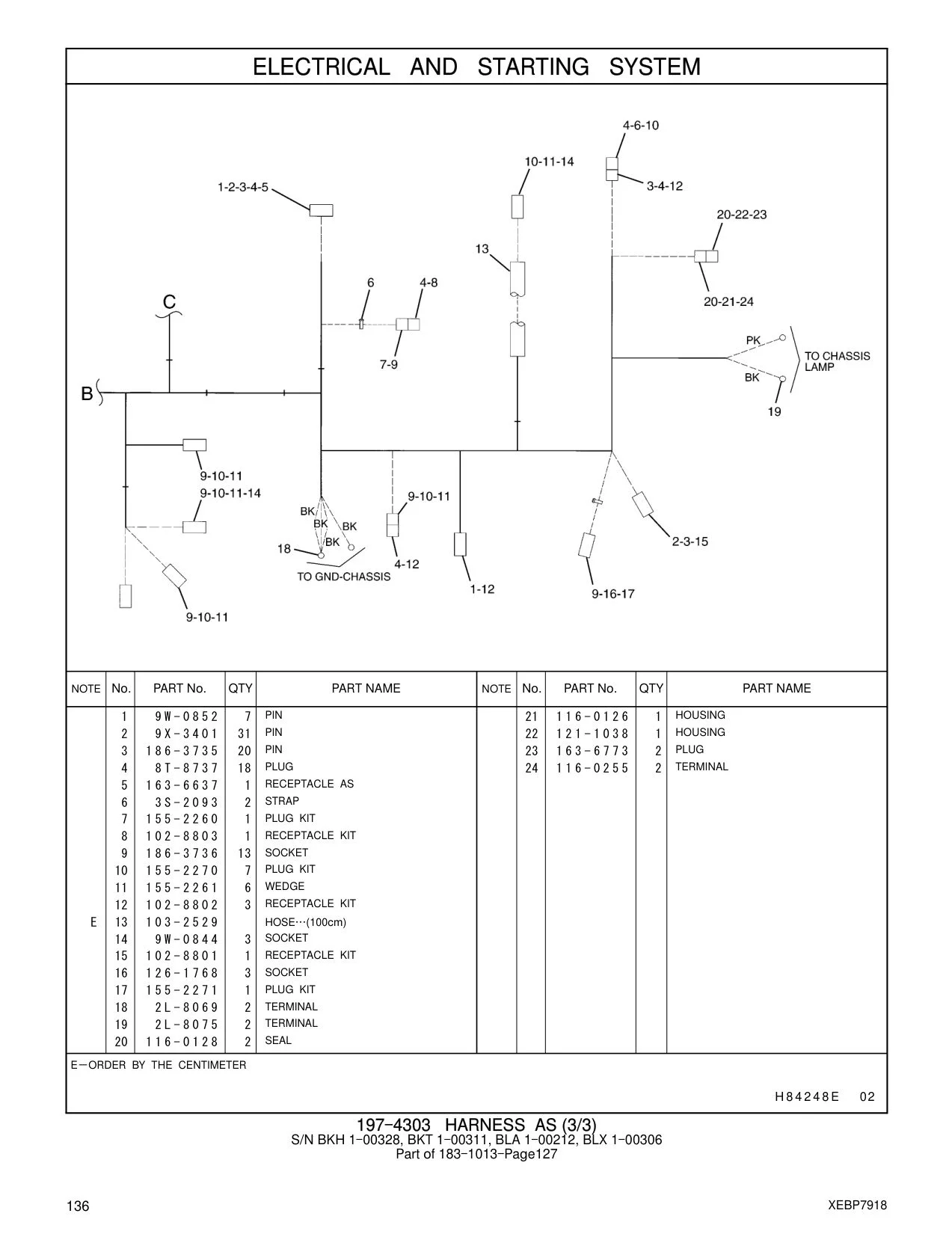 116-0128 SEAL CAT parts manual diagram