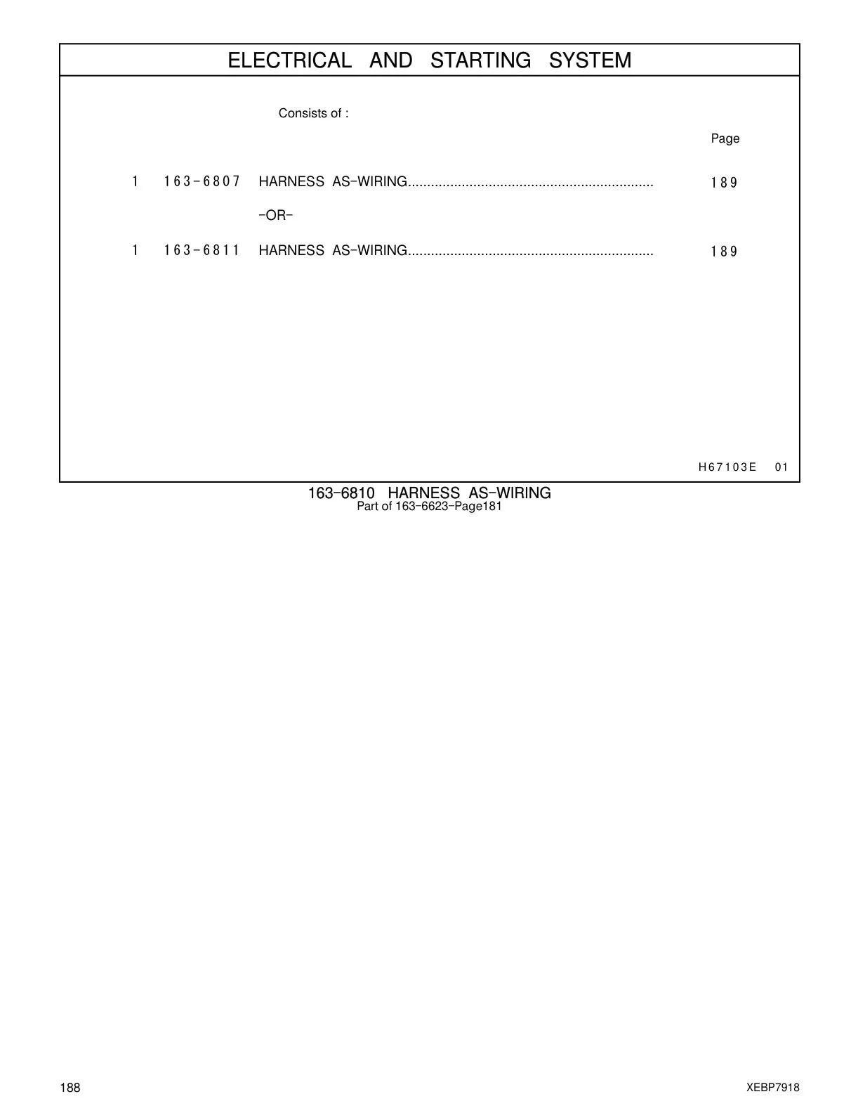 163-6811 - HARNESS AS-WIRING