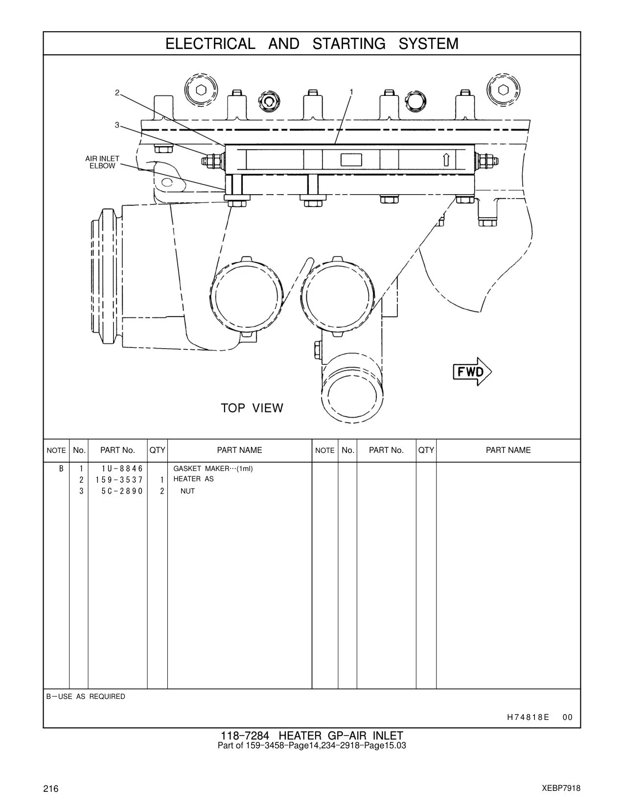 159-3537 - HEATER AS