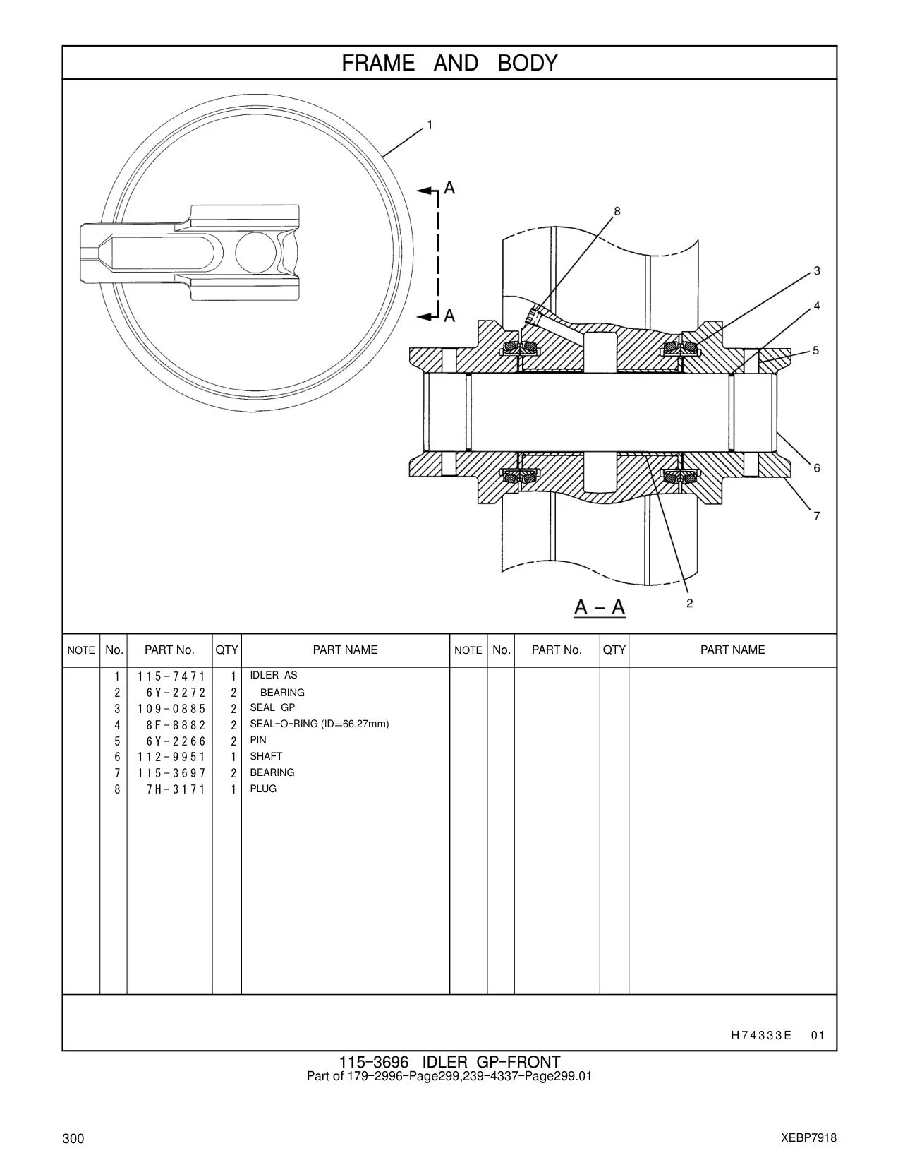 115-3697 - BEARING