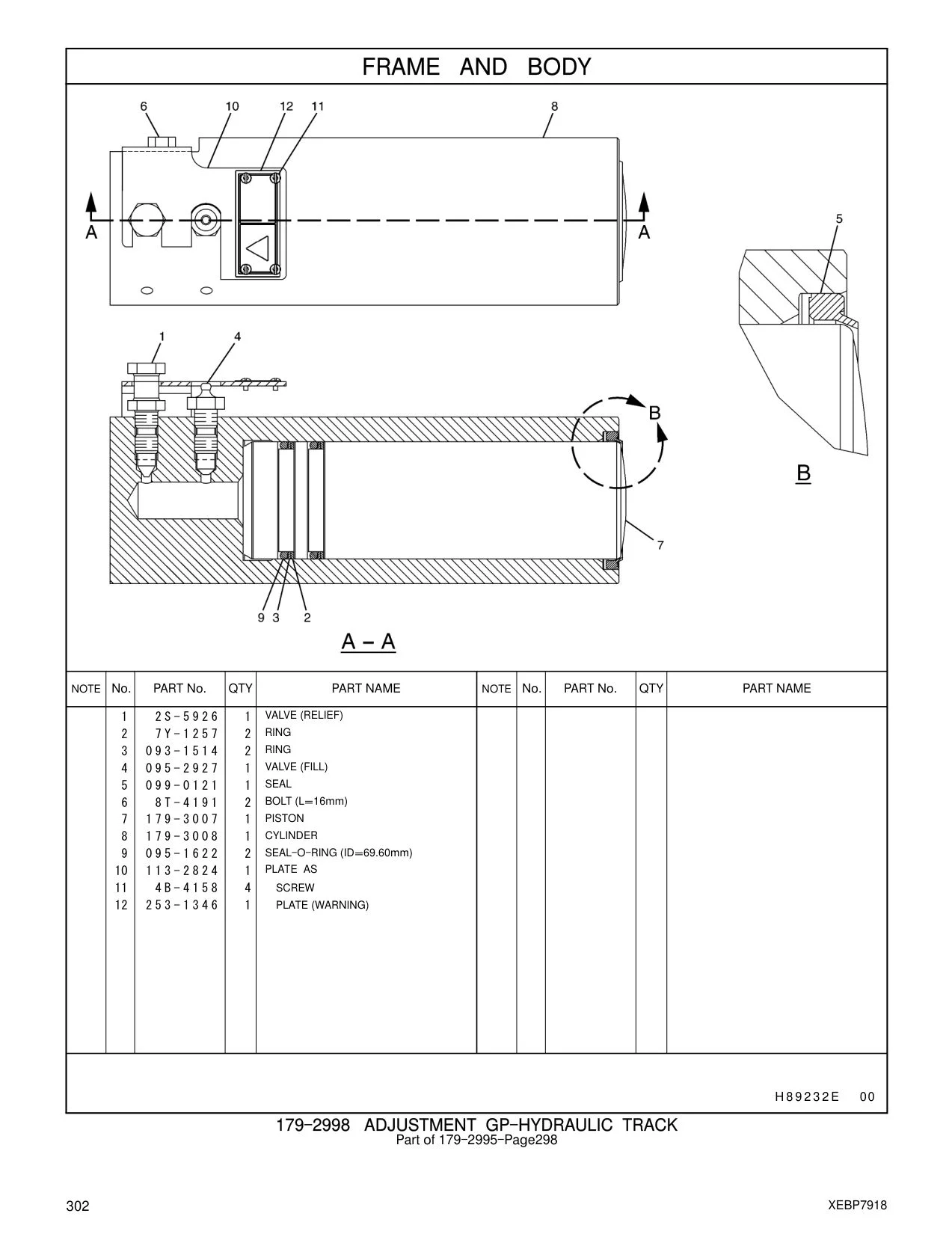 253-1346 PLATE (WARNING) CAT parts manual diagram
