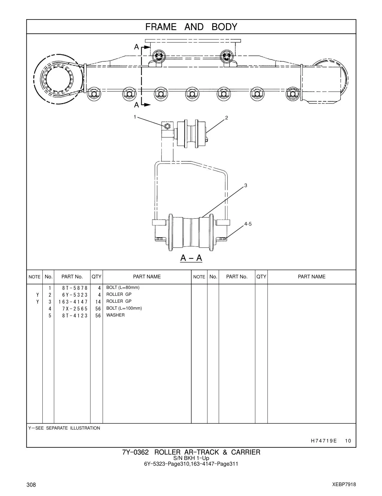 7X-2565 - BOLT (L=100mm)