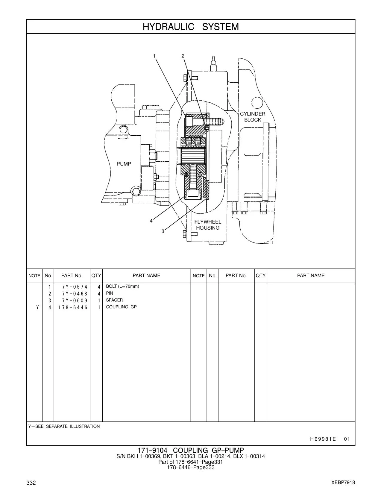 7Y-0574 - BOLT (L=70mm)